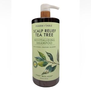 PHARM to TABLE Scalp Relief Tea Tree Mint Revitalizing Shampoo 33oz Botanical